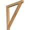 Ekena Millwork Traditional Block Rough Sawn Outlooker, Western Red Cedar, 6"W x 48"D x 48"H OUT06X48X48TRA05RWR - alternate 1